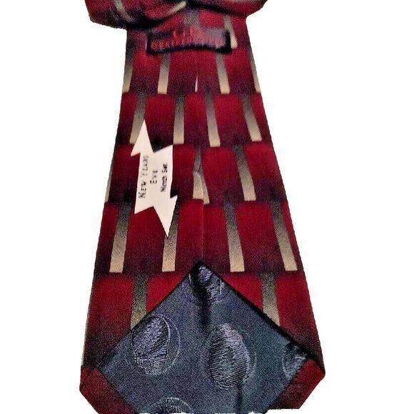 Vintage Grateful Dead "New Years Eve" Ninth Set Collectors 100% Silk Hand Made - Picture 2 of 4